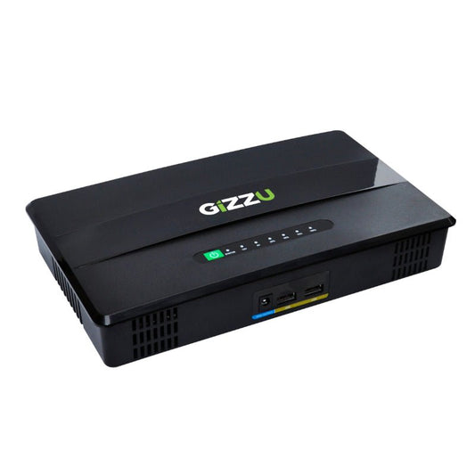 Gizzu 100W 46Wh 14400mAh Mini POE DC UPS – Black - Smarthomer - Gizzu - -